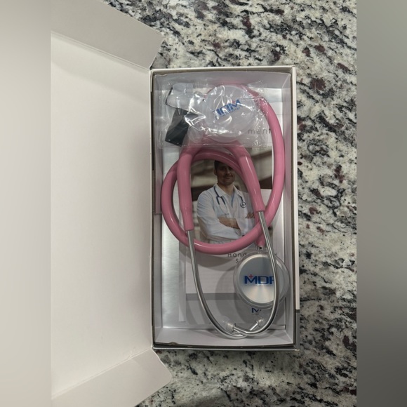 Pink Lightweight Stethoscope - Picture 2 of 4